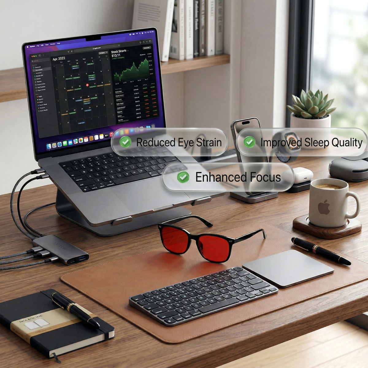 OFFBLUE™ Red Lens Glasses