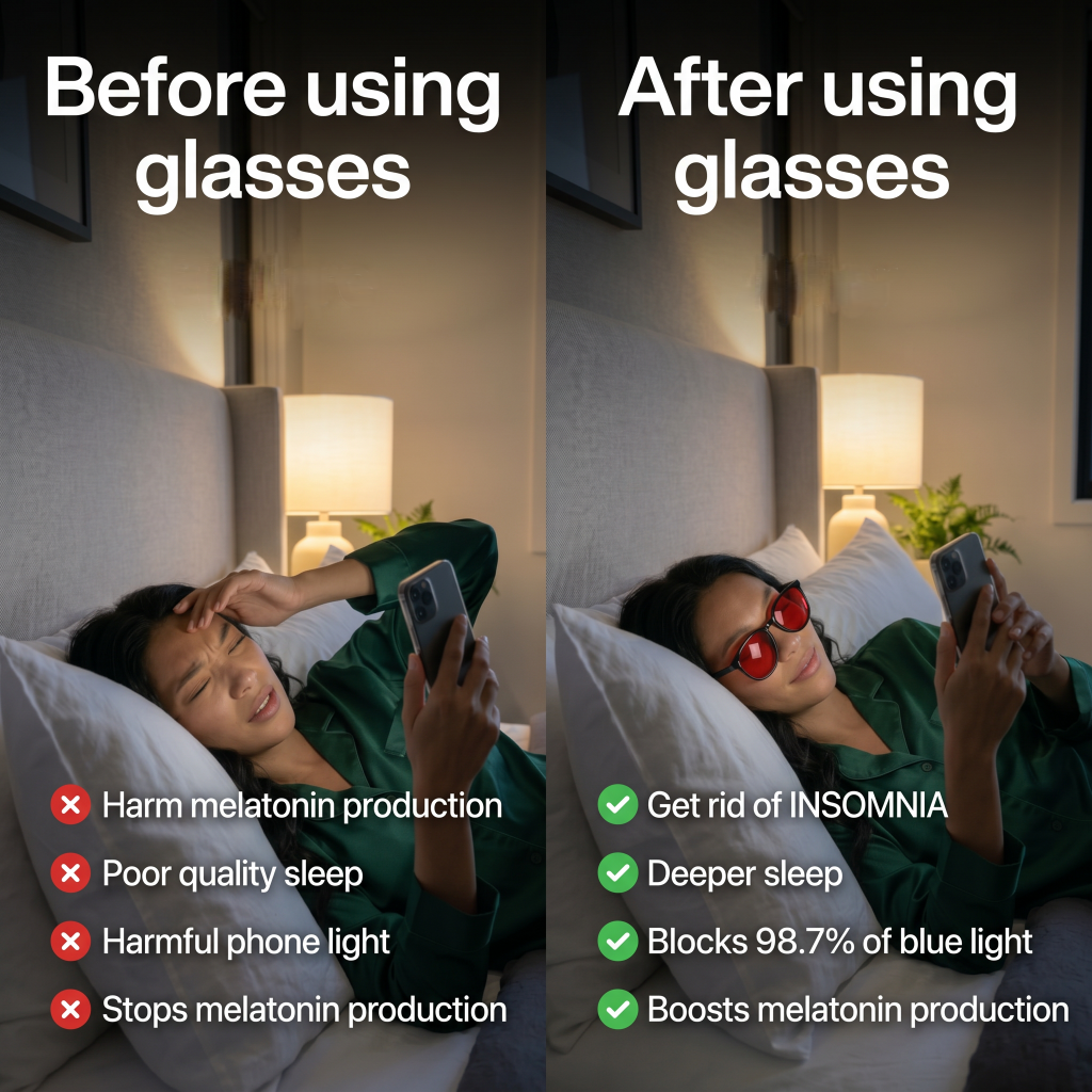 OFFBLUE™ Red Lens Glasses